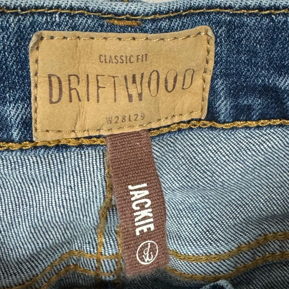 Driftwood Jackie Embroidered Jeans Birds Floral Women's 28 - Picture 6 of 7